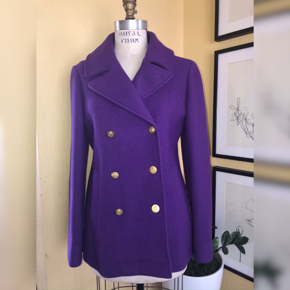J. Crew Majesty Peacoat -Size 10- NEW